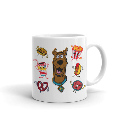 Scooby-Doo I'm Here Just For The Snacks White Mug