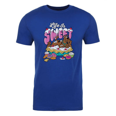 Scooby-Doo Life Is Sweet Adult Short Sleeve T-Shirt