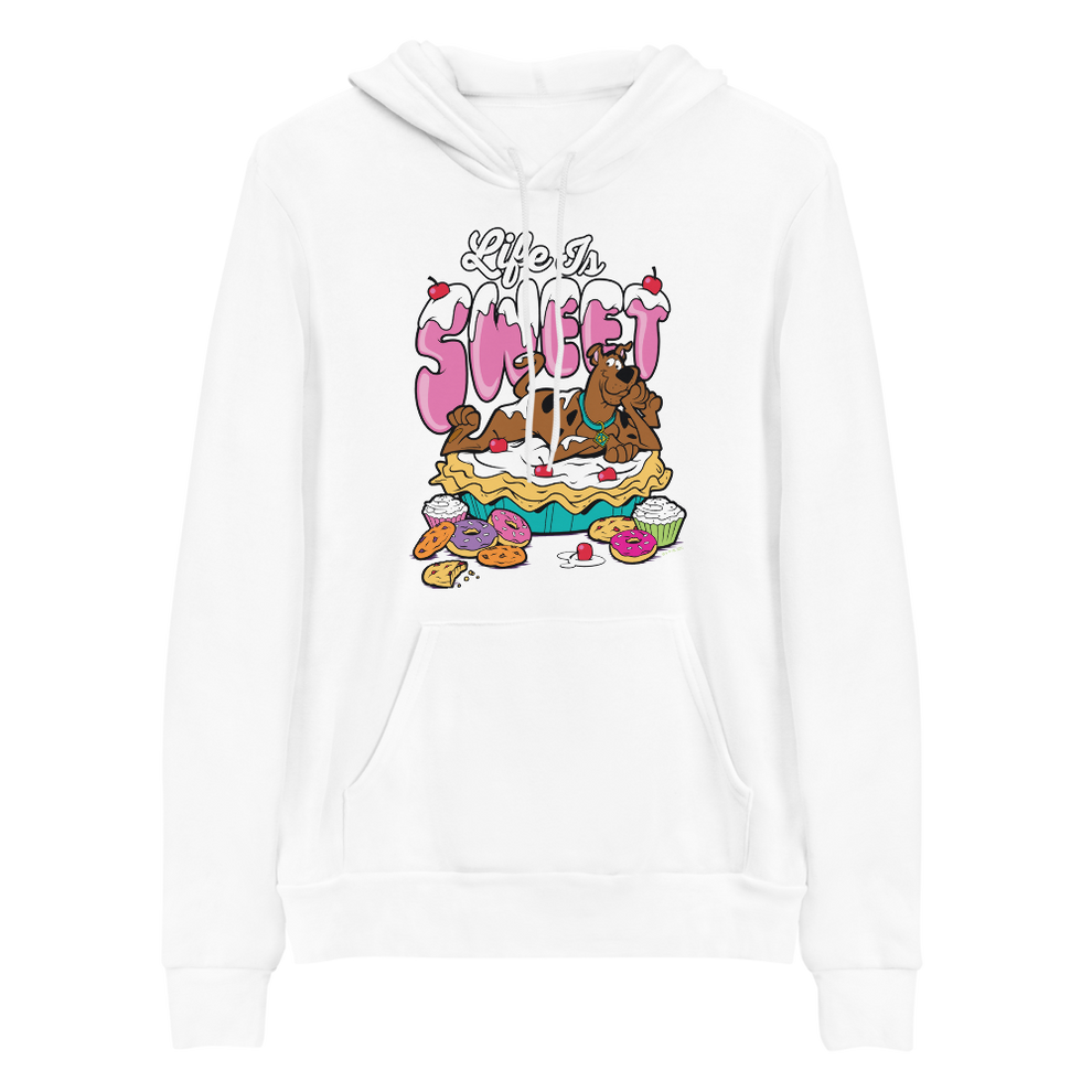 Scooby-Doo Life Is Sweet Adult Fleece Hooded Sweatshirt