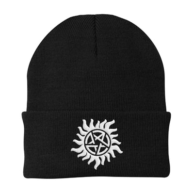 Supernatural Icon2 Embroidered Beanie