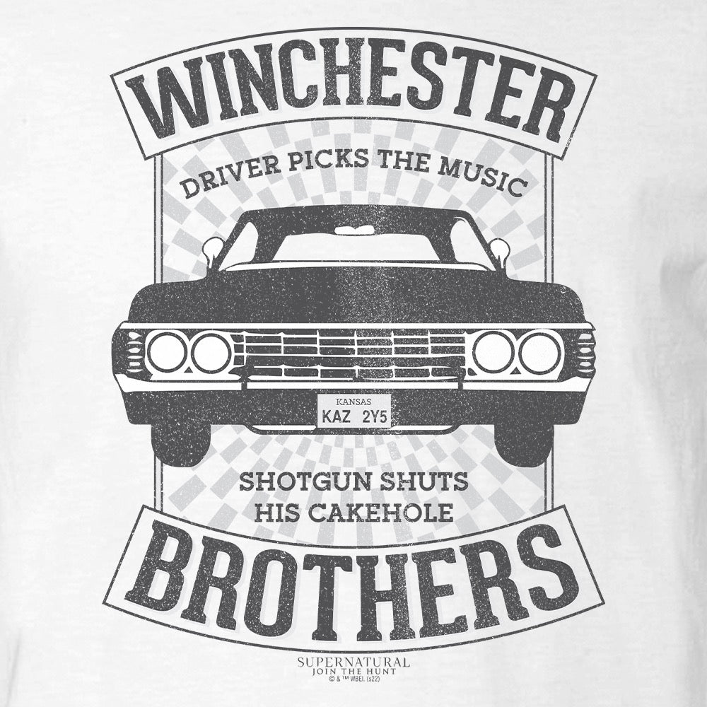 Supernatural Winchester Brothers Adult Short Sleeve T-Shirt