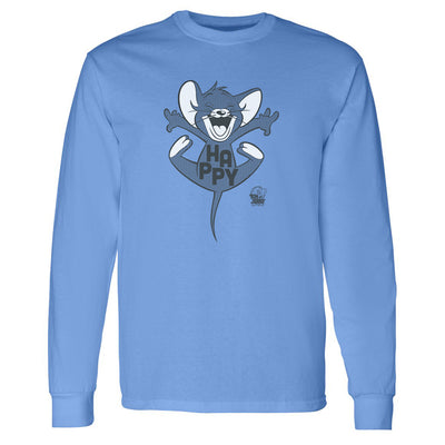 Tom and Jerry Happy! Adult Long Sleeve T-Shirt