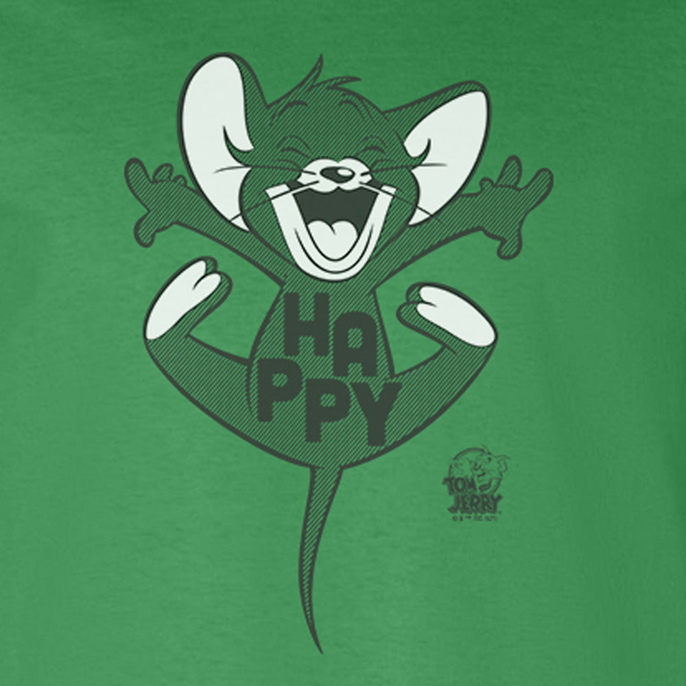 Tom and Jerry Happy! Adult Long Sleeve T-Shirt
