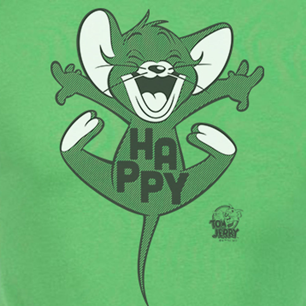 Tom and Jerry "Happy!" Adult Short Sleeve T-Shirt
