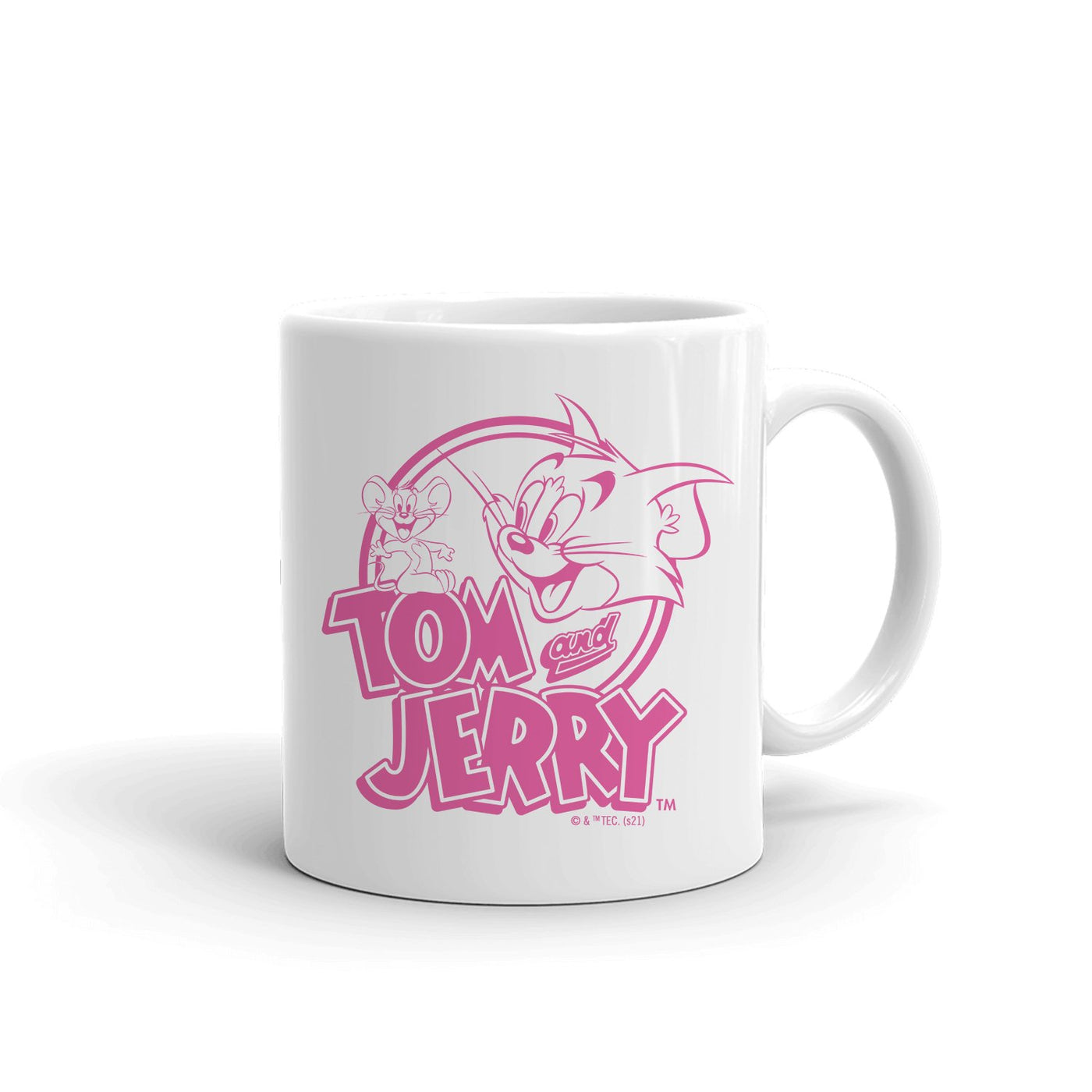 Tom and Jerry "Happy!" White Mug