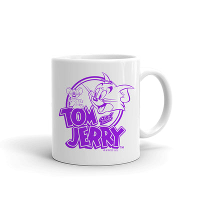 Tom and Jerry "Happy!" White Mug