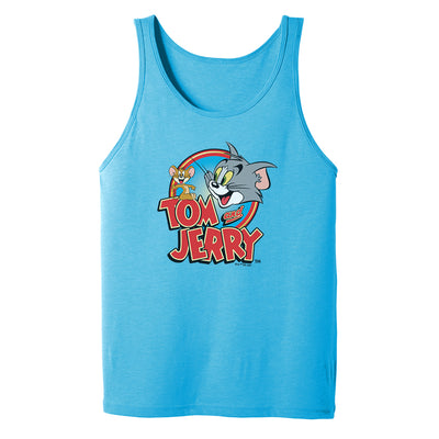 Tom and Jerry Logo Adult Tank Top