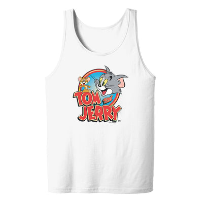 Tom and Jerry Logo Adult Tank Top