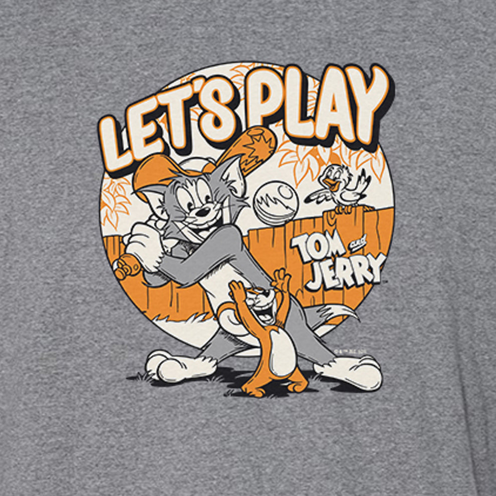 Tom and Jerry Let's Play Adult Long Sleeve T-Shirt