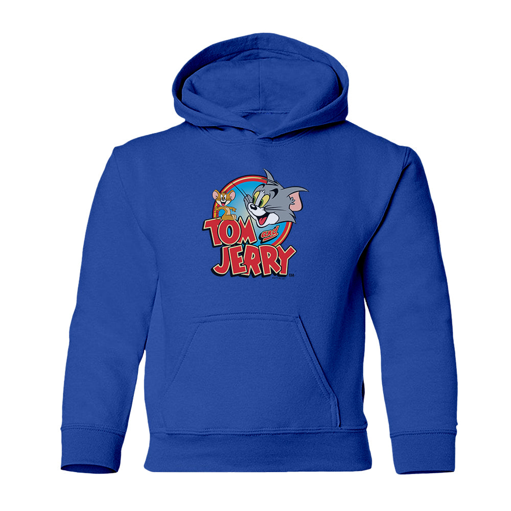 Tom and Jerry Logo Kids Hooded Sweatshirt