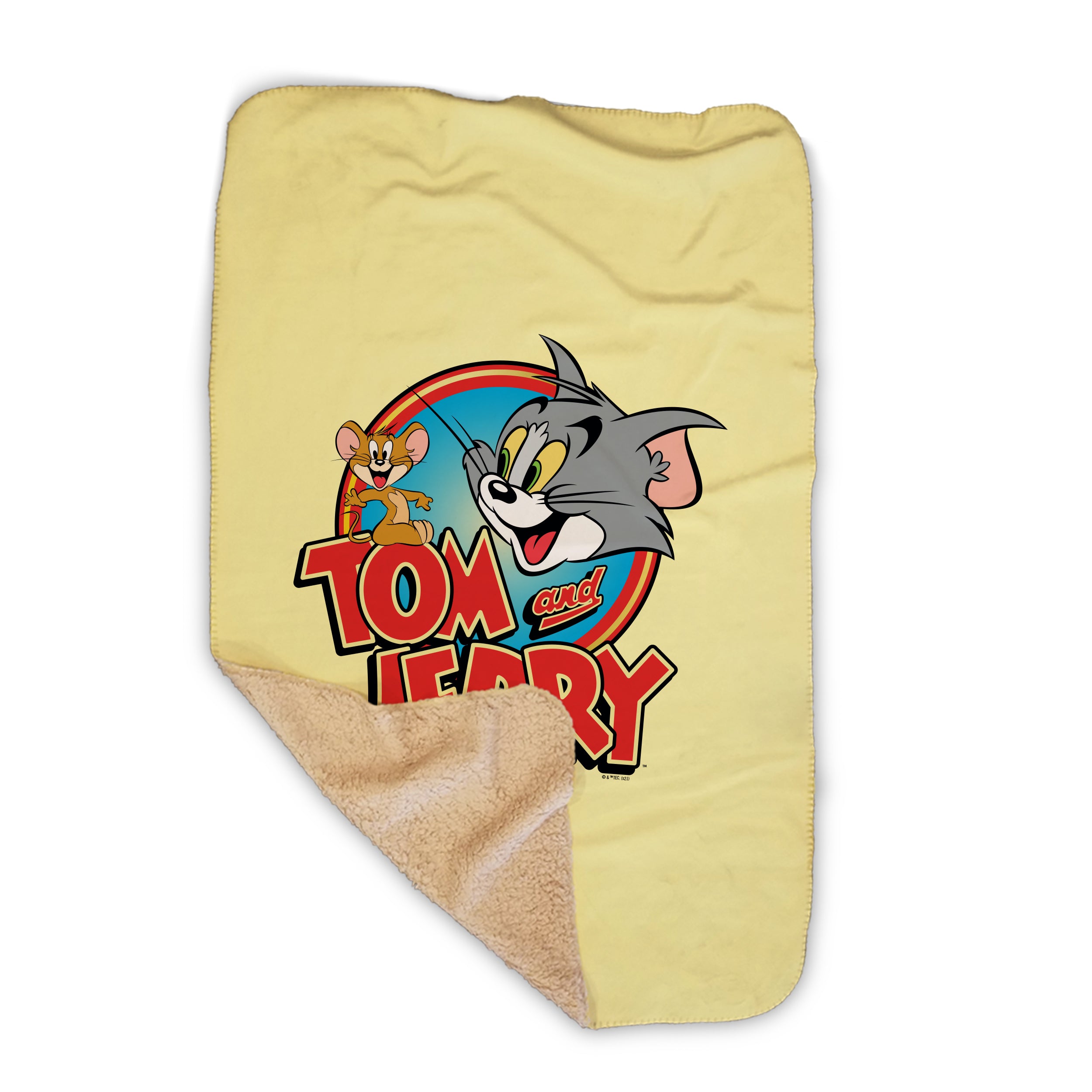 Tom and Jerry Logo Sherpa Blanket – Warner Bros. Shop