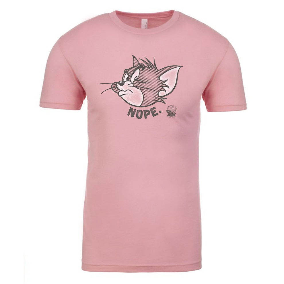 Tom and Jerry Nope. Adult Short Sleeve T-Shirt