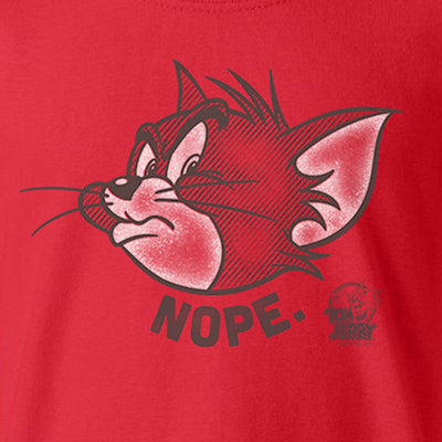 Tom and Jerry "Nope." Kids Short Sleeve T-Shirt