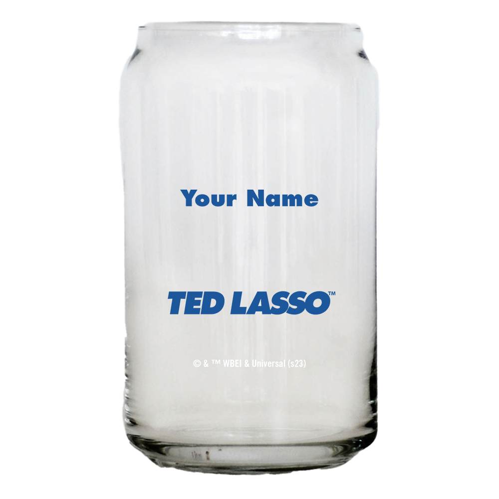Ted Lasso Believe Personalized Glass