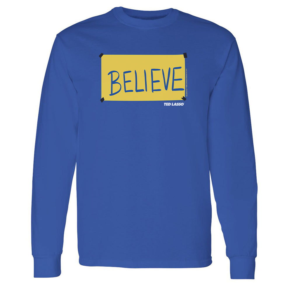 Ted Lasso A.F.C. Richmond Believe Sign Adult Long Sleeve T-Shirt