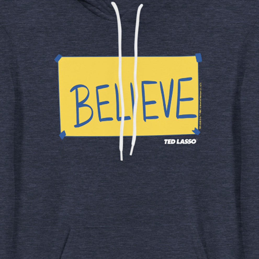 Ted Lasso A.F.C. Richmond Believe Sign Adult Fleece Hooded Sweatshirt