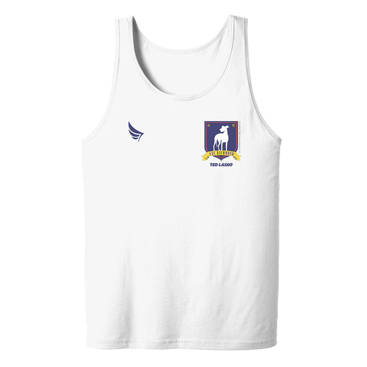 Ted lasso a.f.c. richmond crest adult tank top - white