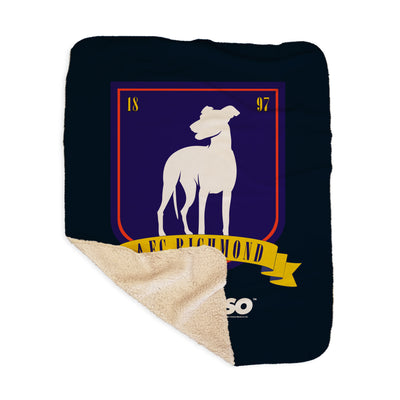 Ted Lasso A.F.C. Richmond Crest Sherpa Blanket