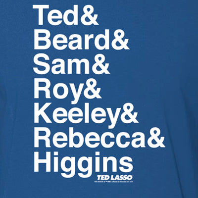 Ted Lasso Names T-Shirt