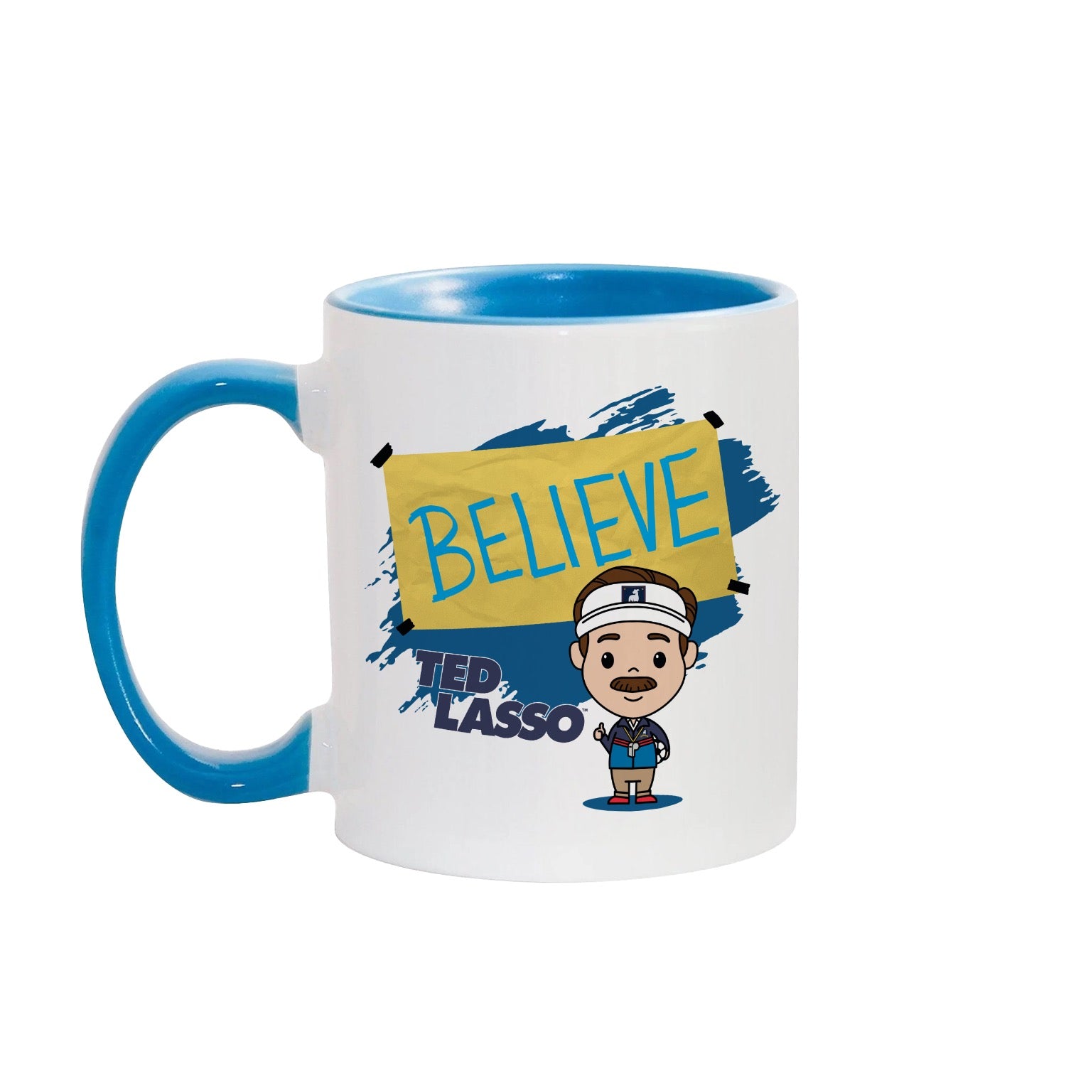 Ted Lasso Believe Chibi Two-Tone Mug