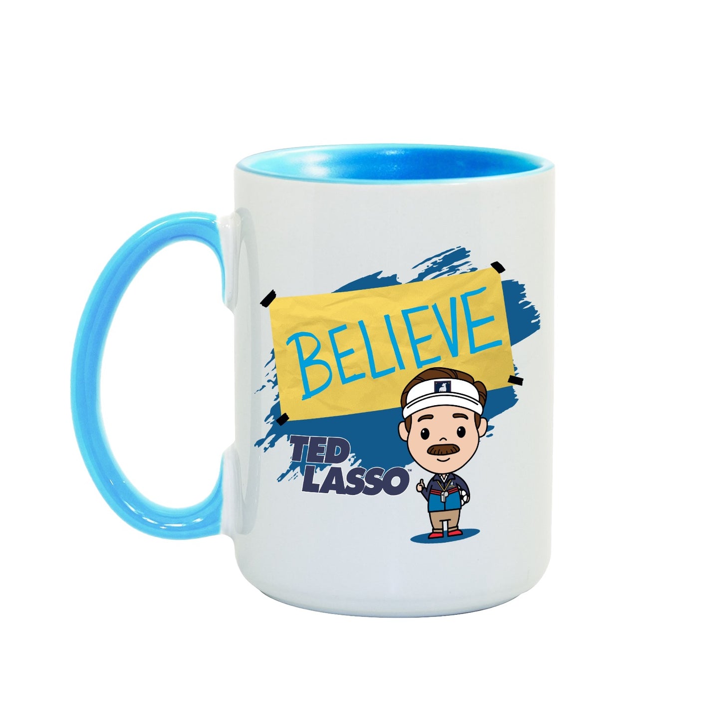 Ted Lasso Believe Chibi Two-Tone Mug