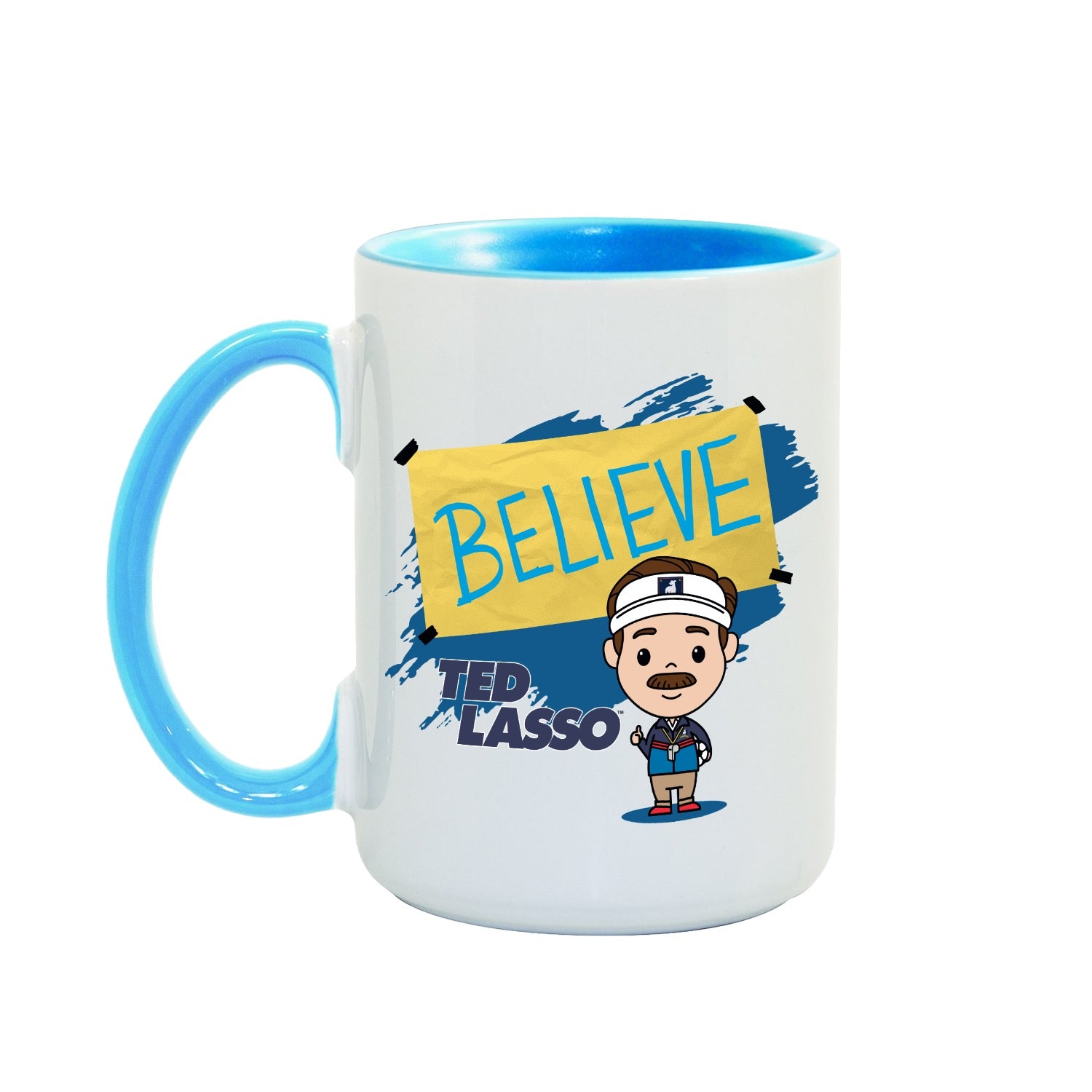 Ted Lasso Believe Chibi Two-Tone Mug