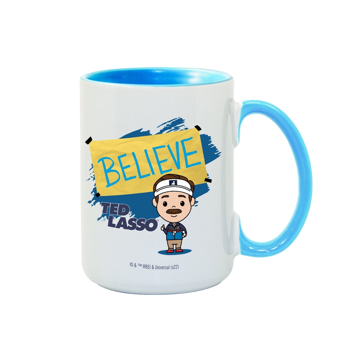 Ted Lasso Believe Chibi Two-Tone Mug