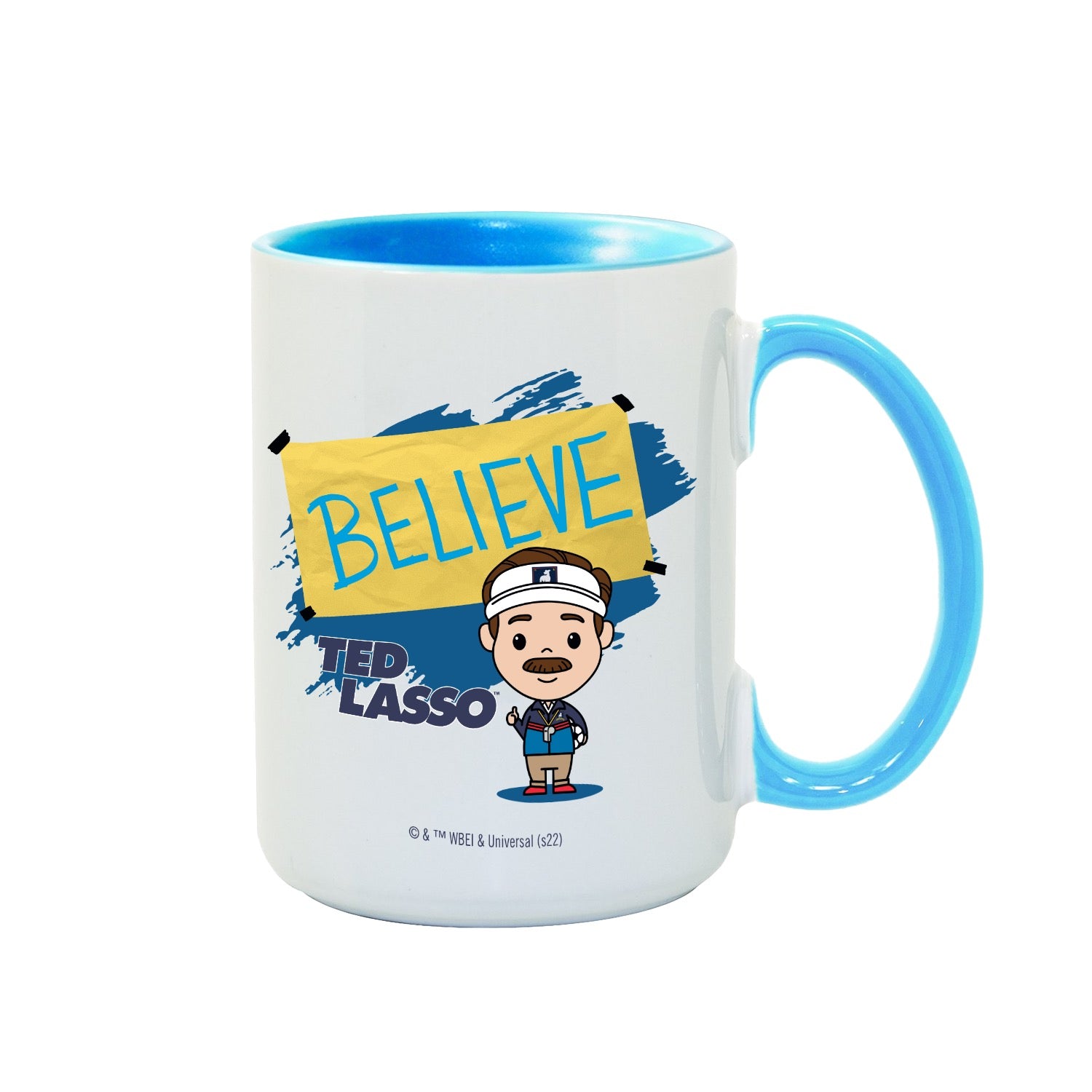 Ted Lasso Believe Chibi Two-Tone Mug