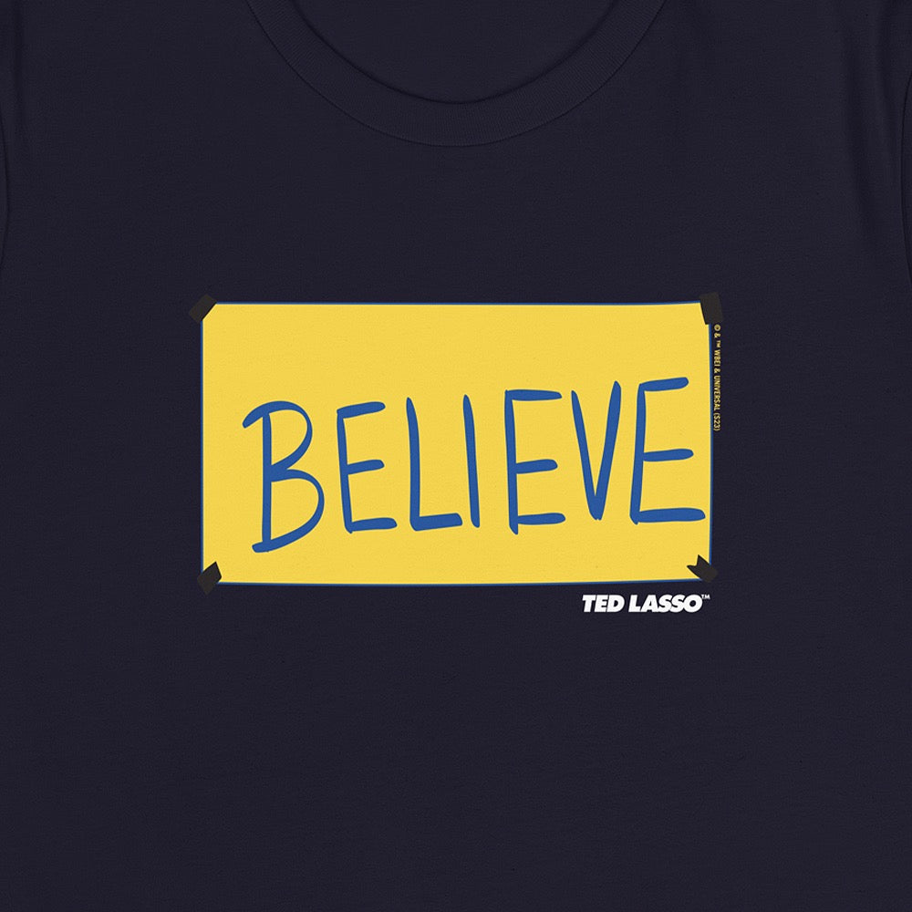Ted Lasso BELIEVE Sign Women's T-Shirt Ted Lasso BELIEVE Sign Women's T-Shirt