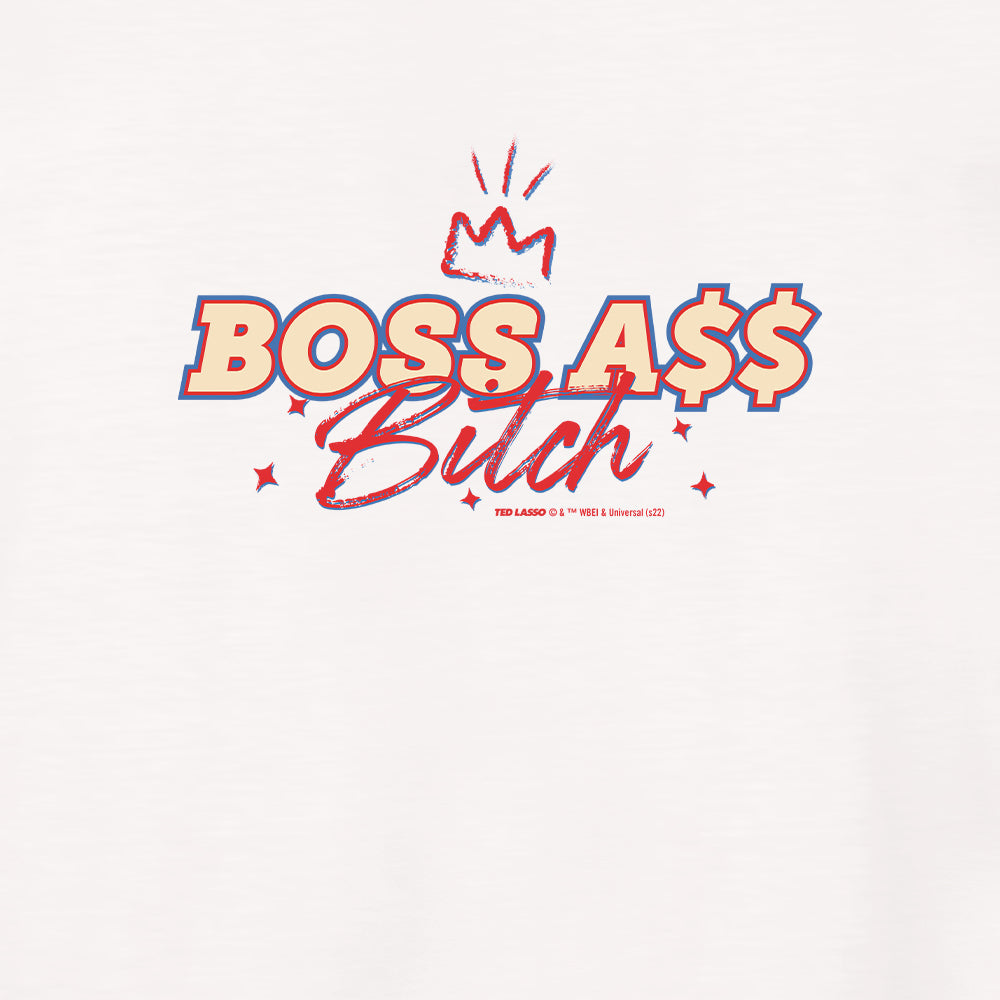 Ted Lasso Boss Ass Bitch Adult Short Sleeve T-Shirt