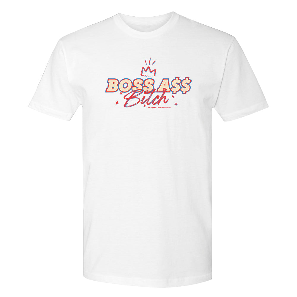 Ted Lasso Boss Ass Bitch Adult Short Sleeve T-Shirt