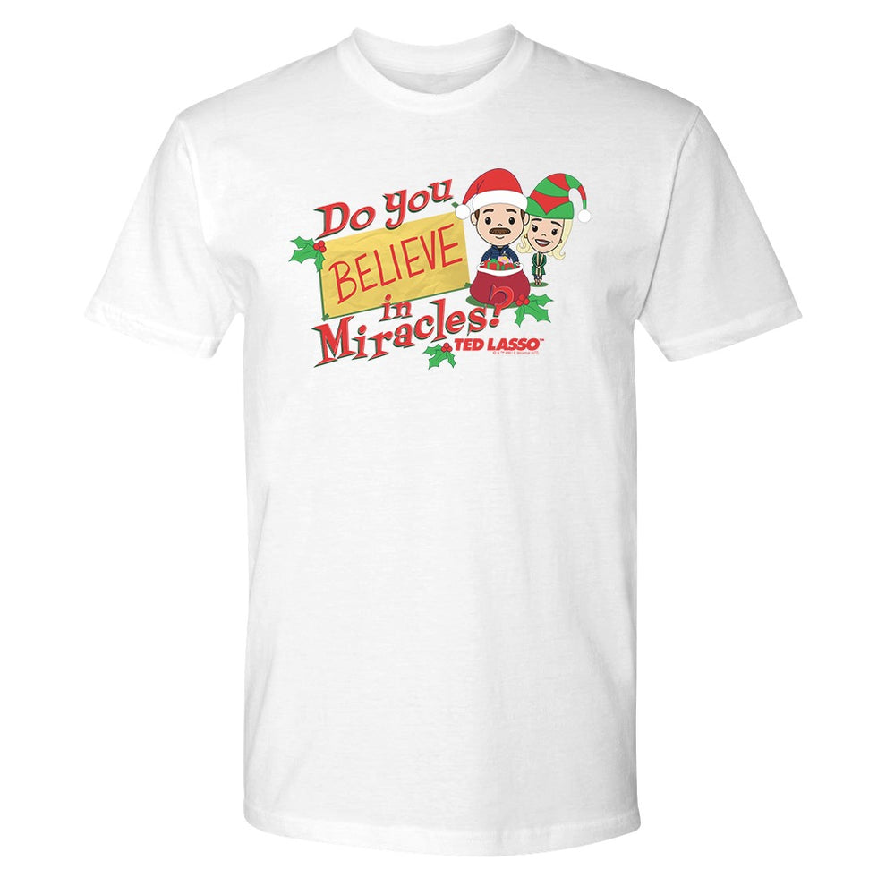 Ted Lasso Do You Believe in Miracles? Adult Short Sleeve T-Shirt