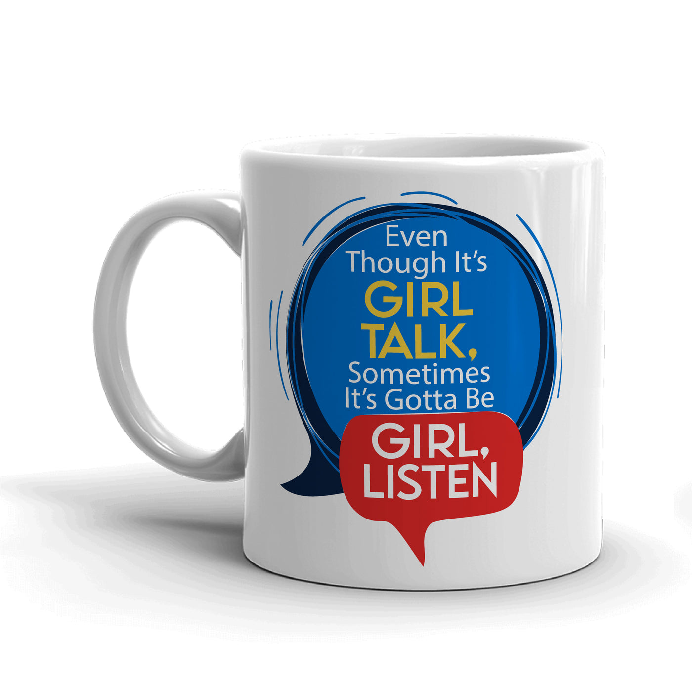 Ted Lasso Girl Talk White Mug