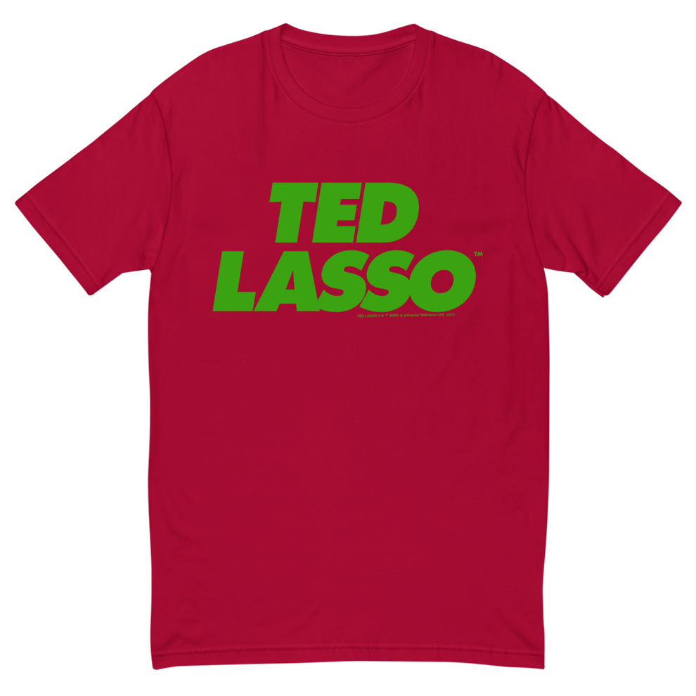 Ted Lasso Green Logo Holiday Adult Short Sleeve T-Shirt