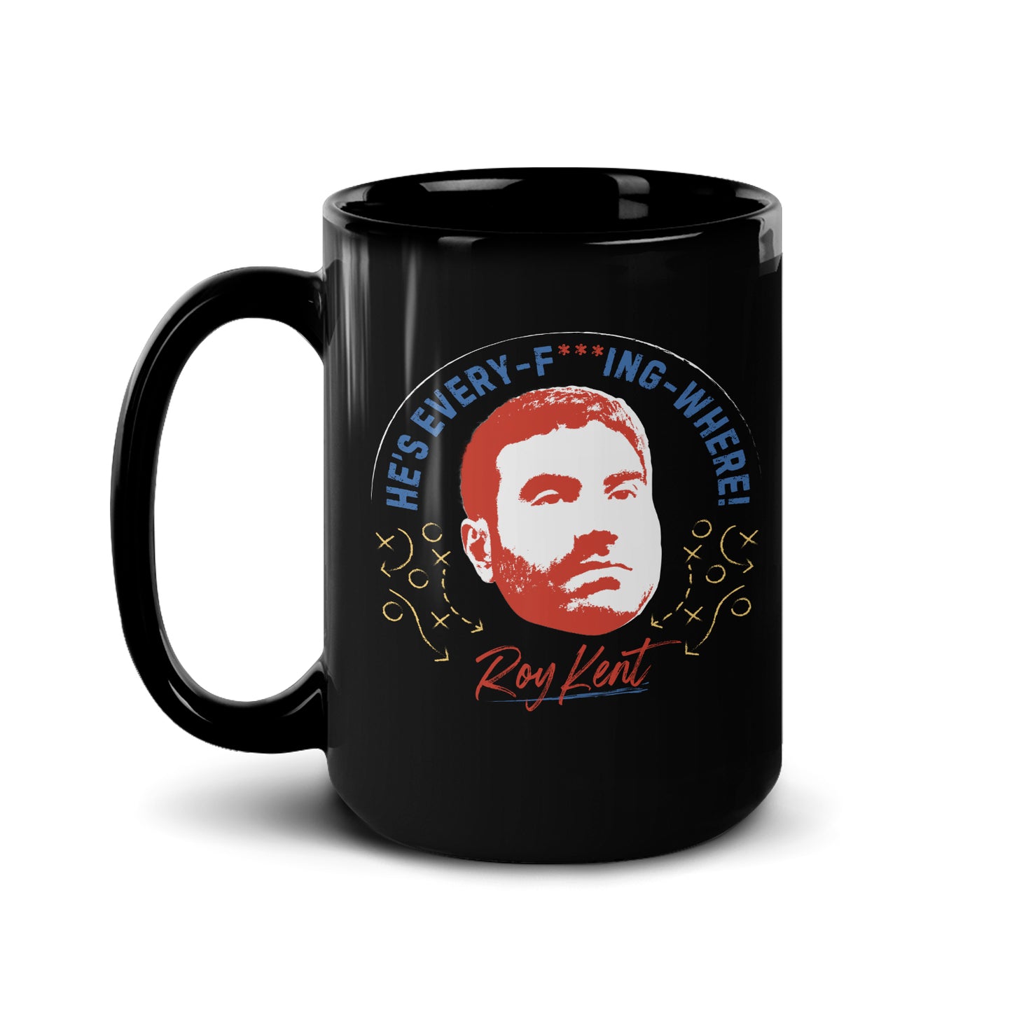 Ted Lasso Every F***ing Where Black Mug