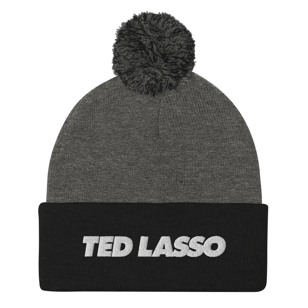 Ted Lasso Logo Pom Pom Knit Beanie