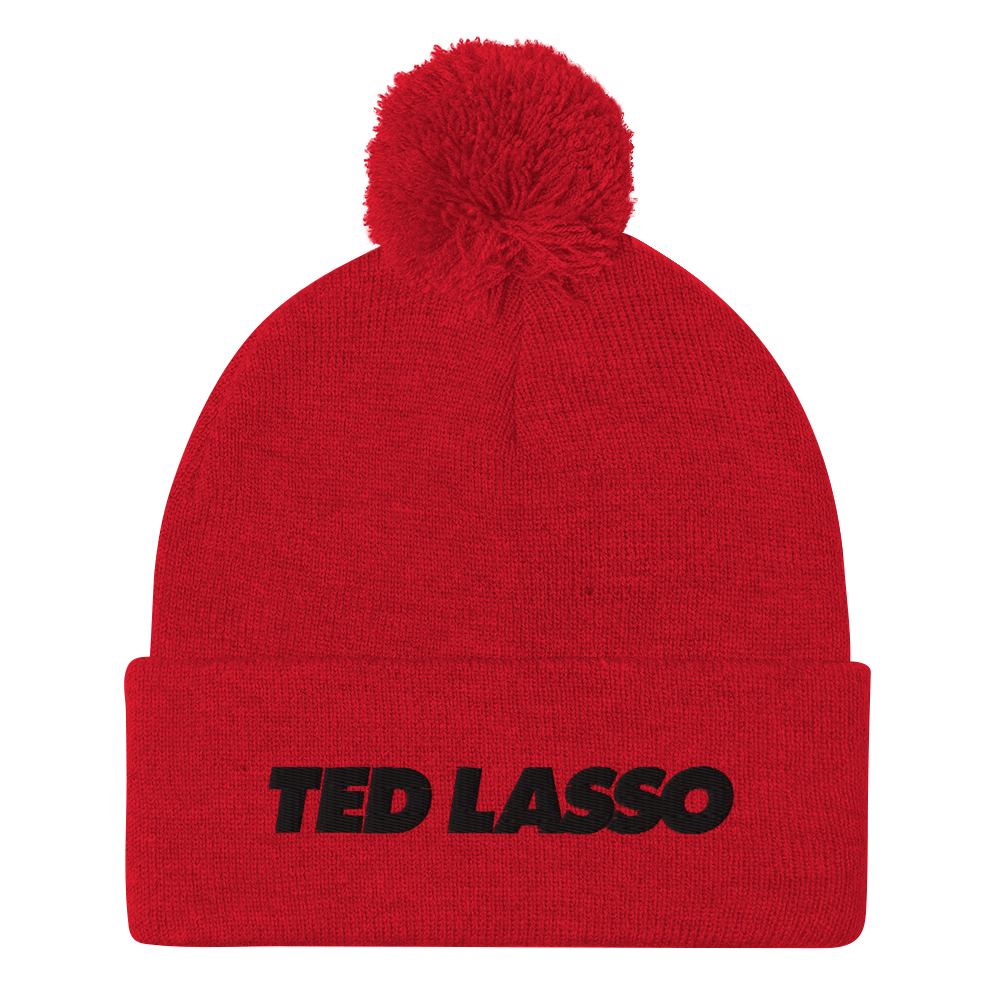 Ted Lasso Logo Pom Pom Knit Beanie