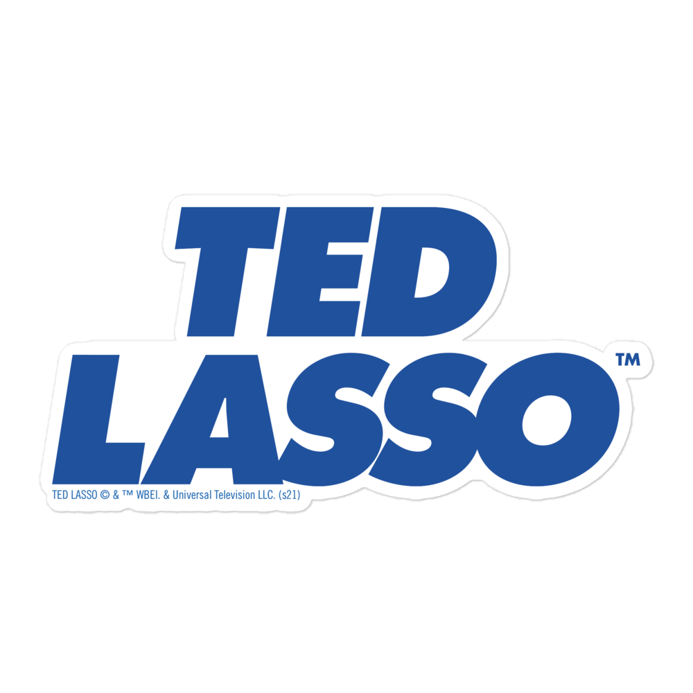 Ted Lasso Logo Die Cut Sticker