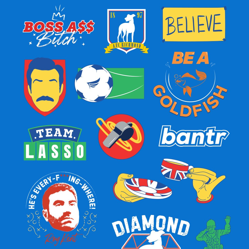 Ted Lasso Mashup Sherpa Blanket