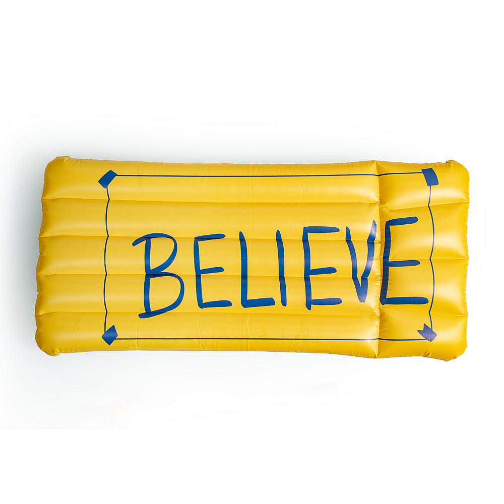 Exclusive Ted Lasso Believe Pool Float