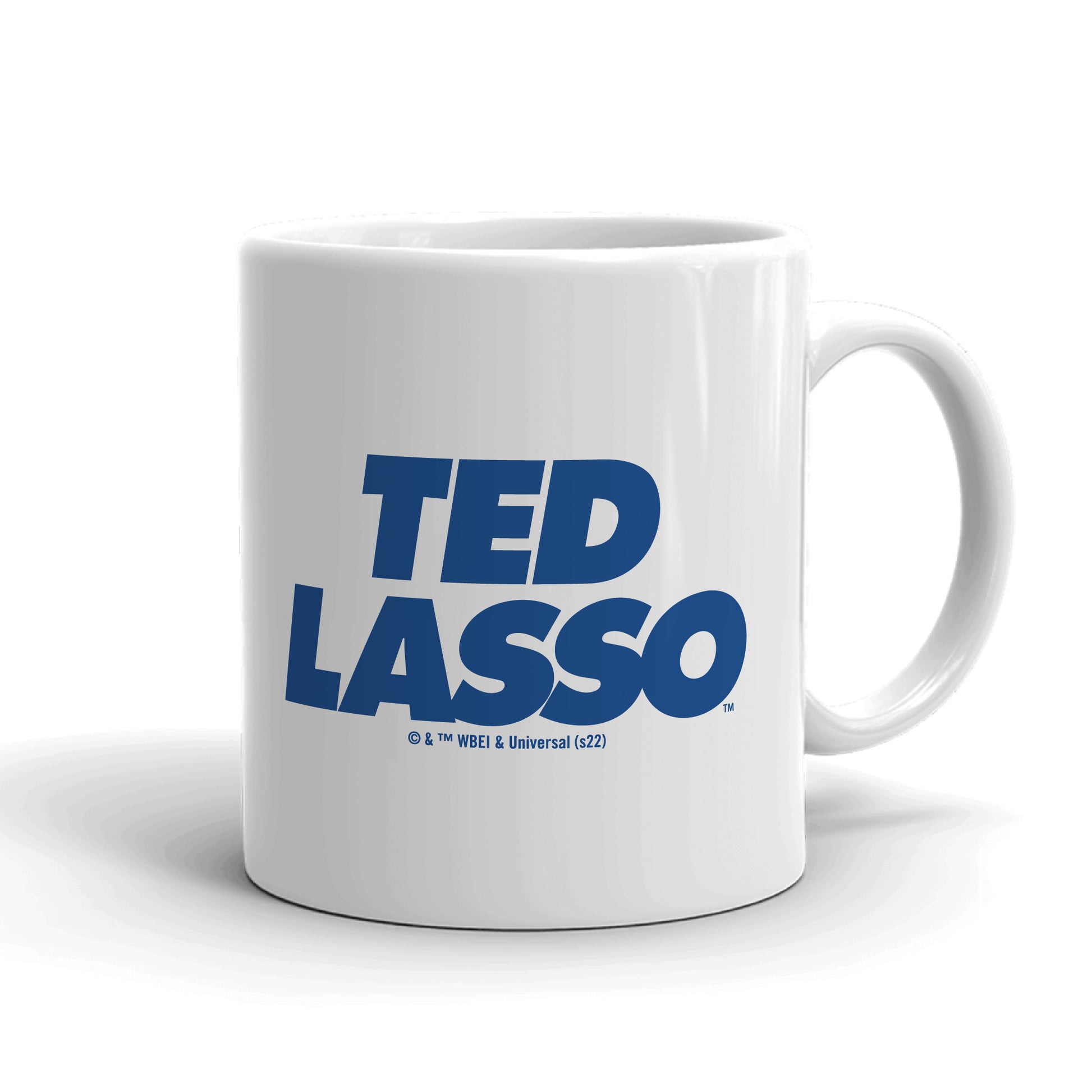 Ted Lasso Umbrella in a Rainstorm White Mug