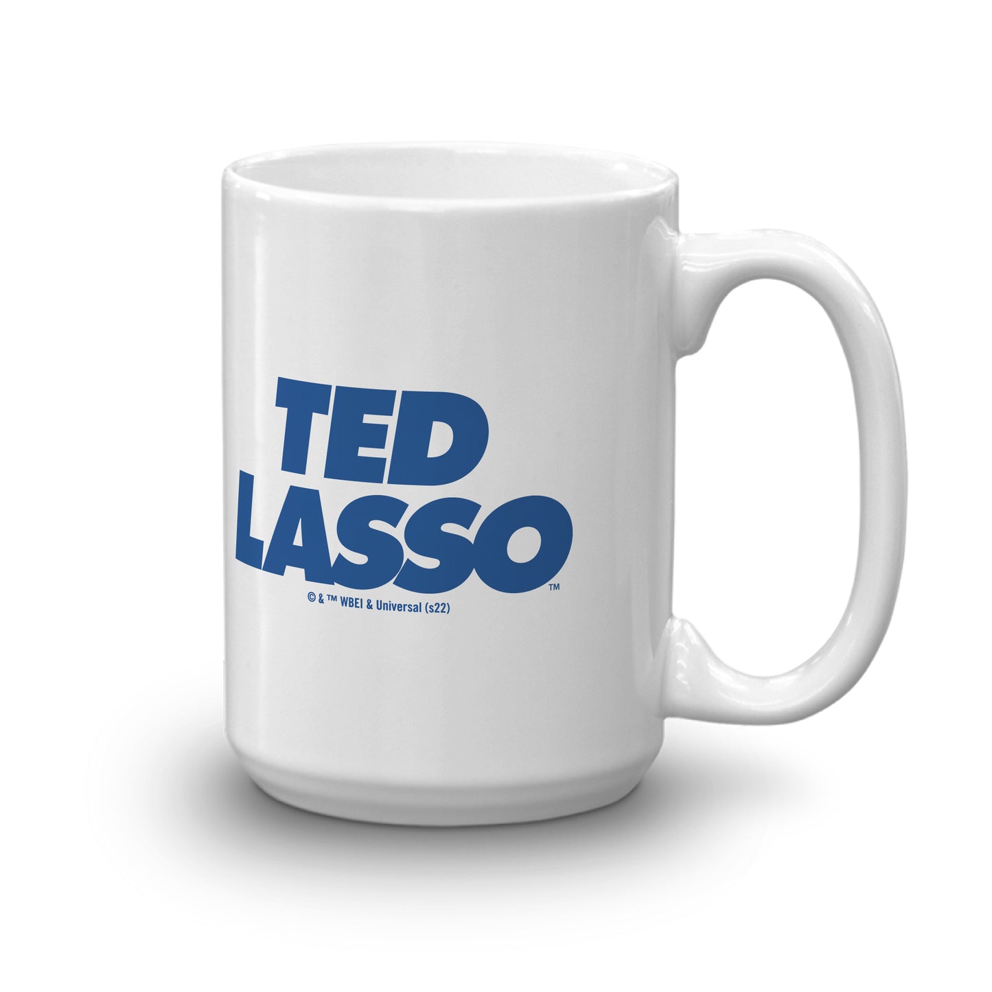 Ted Lasso Umbrella in a Rainstorm White Mug