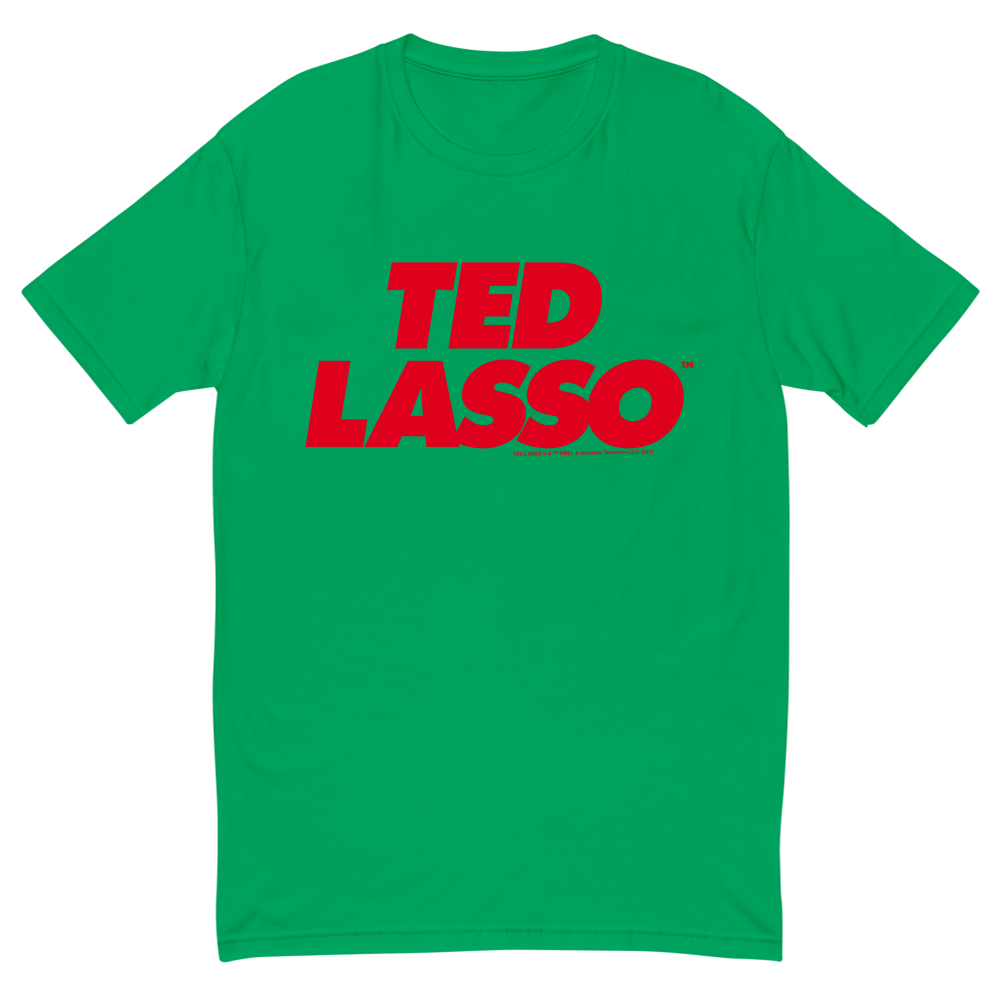 Ted Lasso Red Logo Holiday Adult Short Sleeve T-Shirt