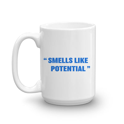 Ted Lasso Ted Wisdom "Smells Like Potential" White Mug