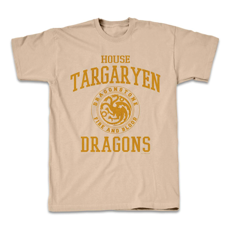 Game of Thrones Targaryen Dragons Adult Short Sleeve T-Shirt