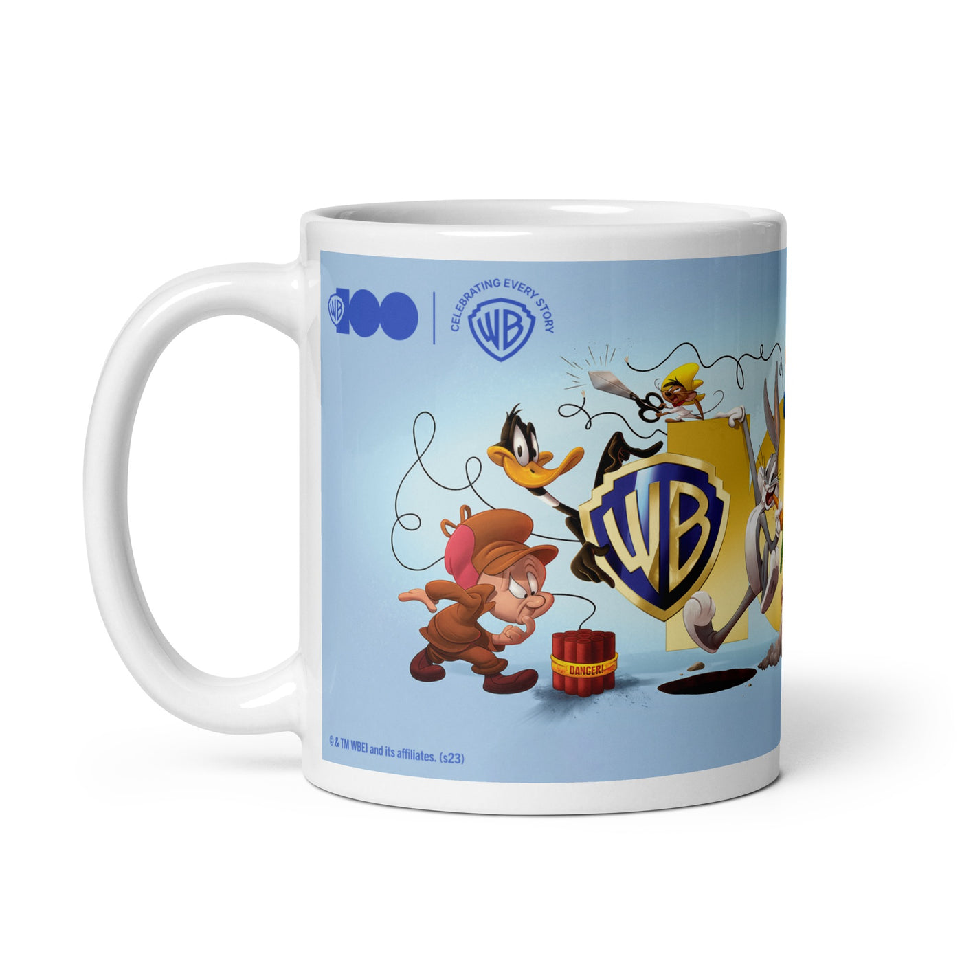 Exclusive WB 100 Gold Logo Looney Tunes Mug