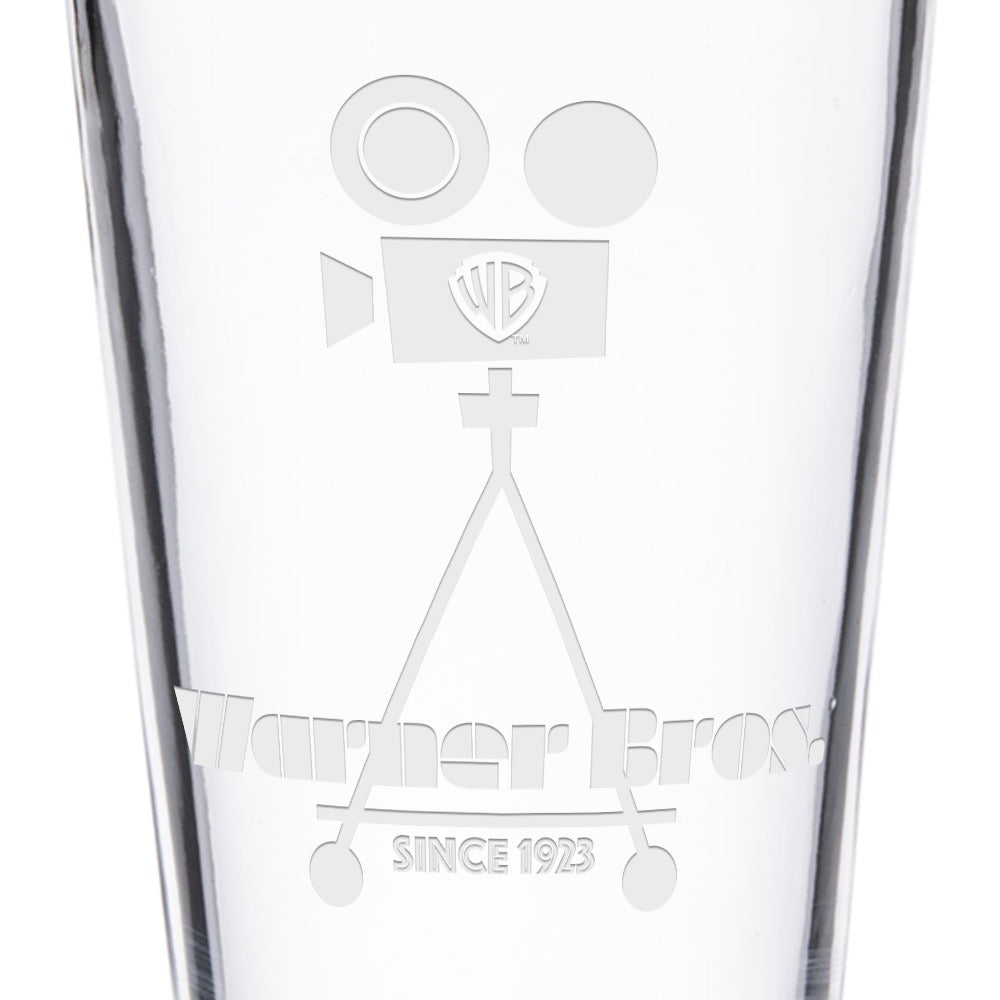 WB 100 Camera Laser Engraved Pint Glass