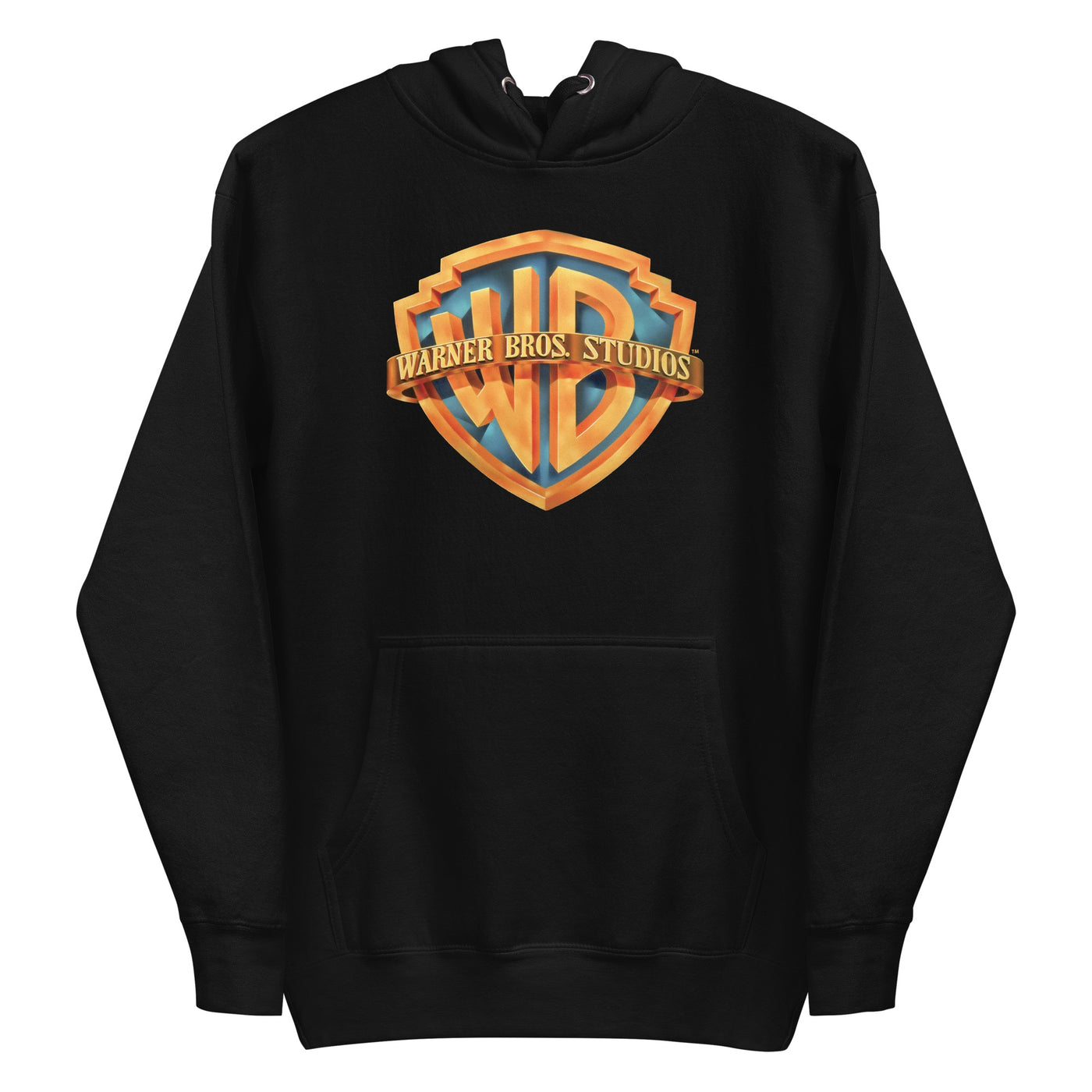 WB 100 Modern Blockbuster Era Shield Fleeced Hooded Sweatshirt