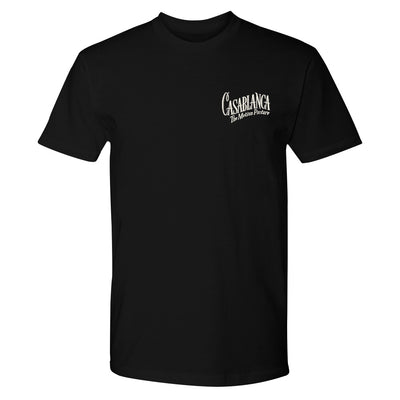 WB100 Casablanca Poster Adult Short Sleeve T-Shirt