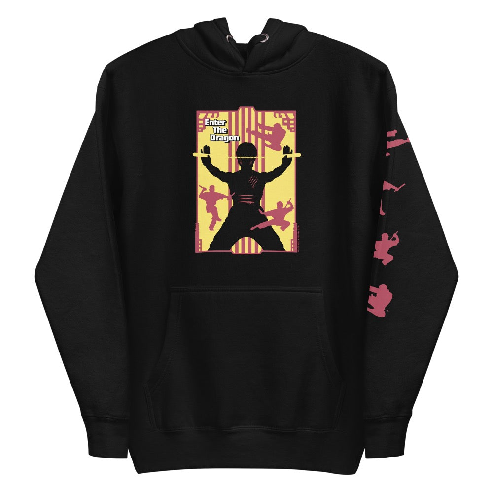 WB100 Enter the Dragon Adult Fleece Hooded Sweatshirt